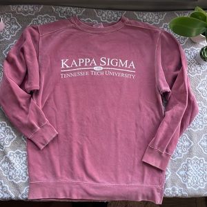 TTU Kappa Sigma Comfort Colors Pullover Sweatshirt Small
